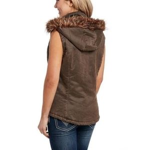Cripple Creek Ranchwear L Vest Removable Hooded Vest